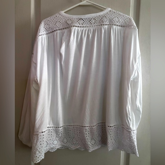 LOFT Ivory Accent Top - Picture 2 of 3